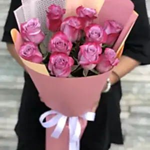 Букет из 11 Розовых Роз